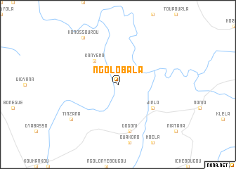 map of Ngolobala