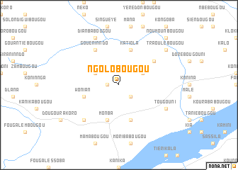 map of Ngolobougou