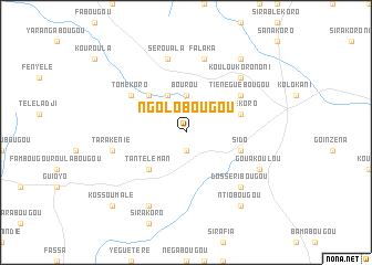 map of Ngolobougou