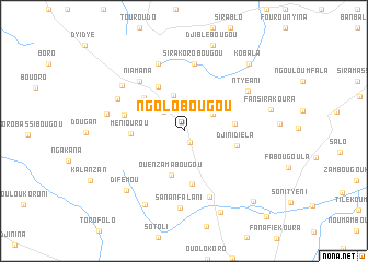 map of Ngolobougou