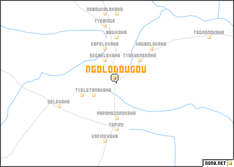 map of Ngolodougou