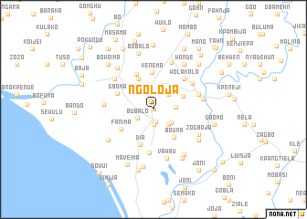 map of Ngoloja