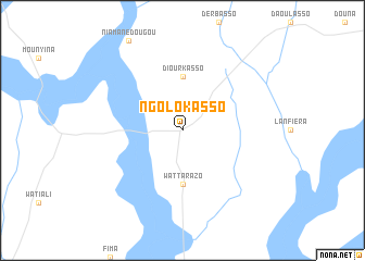 map of Ngolokasso