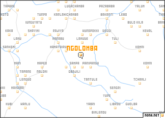 map of Ngolomba