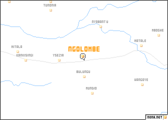 map of Ngolombe