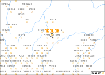 map of Ngolomi