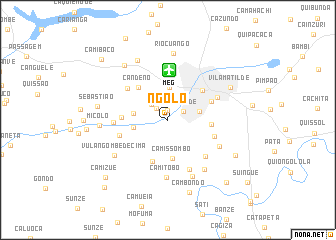 map of NʼGolo
