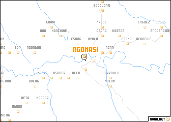 map of Ngomasi