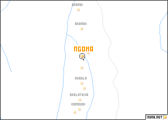 map of Ngoma