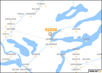 map of Ngoma