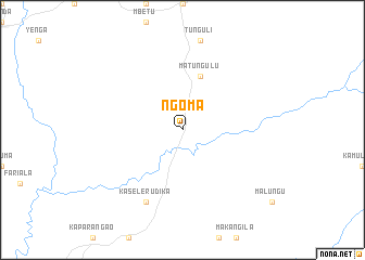 map of Ngoma