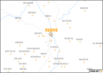 map of Ngoma