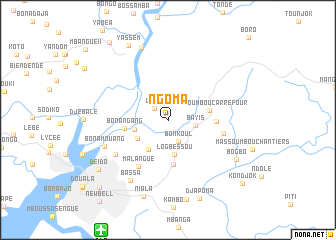 map of Ngoma