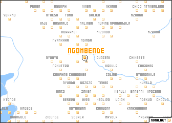 map of Ngombende