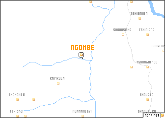 map of Ngombe