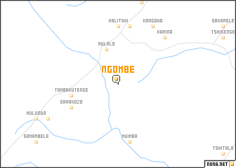 map of Ngombe