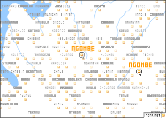 map of Ngombe