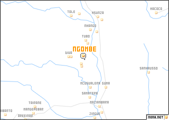 map of Ngombe