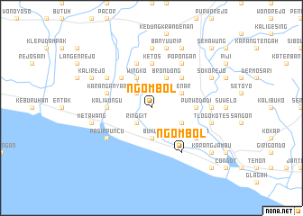 map of Ngombol