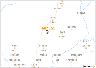 map of Ngomessi