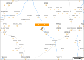 map of Ngomgom