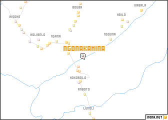 map of Ngonakamina