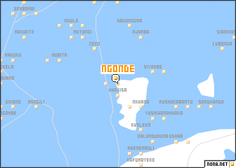 map of Ngonde