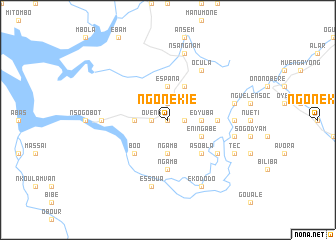 map of Ngonekie