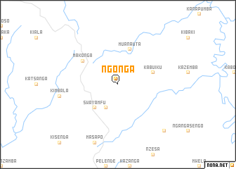 map of Ngonga