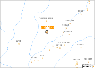 map of Ngonga