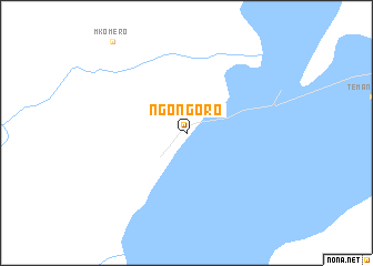 map of Ngongoro