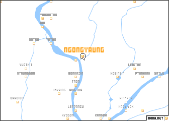 map of Ngôngyaung