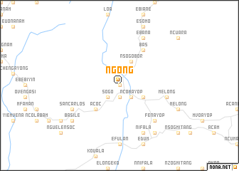 map of Ngong