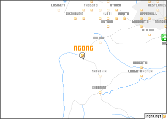 map of Ngong