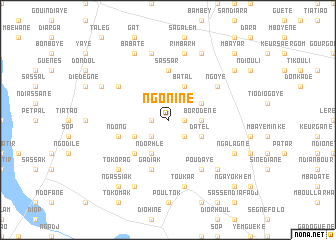 map of Ngonine