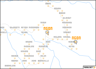 map of Ngon