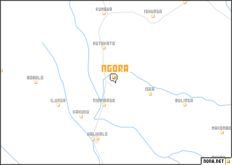 map of Ngora