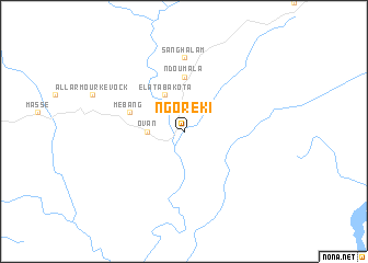 map of Ngoreki