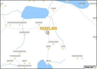 map of Ngorlani