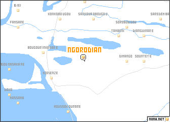 map of Ngorodian