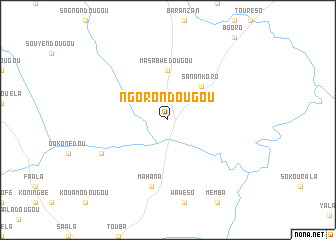 map of Ngorondougou