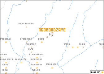 map of Ngorondzaye