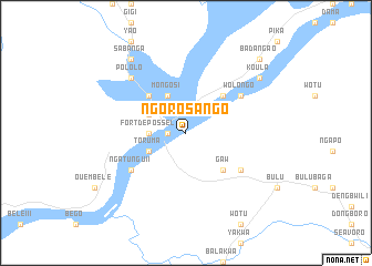 map of Ngoro Sango