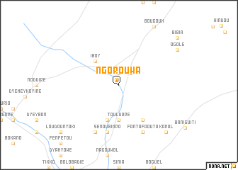 map of Ngorouwa