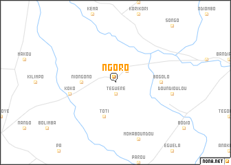 map of Ngoro