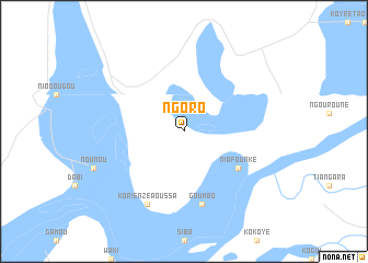 map of Ngoro