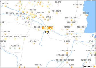 map of Ngoro