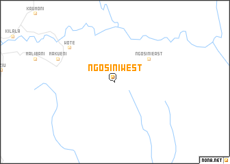 map of Ngosini West