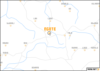 map of Ngote