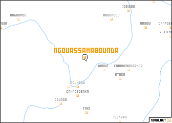 map of Ngouassa Mabounda